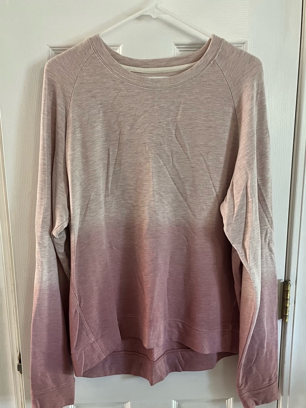 Thread & Supply Ombre Pullover Sweatshirt in Dusty Pink and Mauve